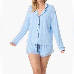 PJ Salvage Party Short Pajama Set Size XL in Bright Blue NWT